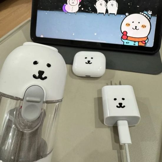 농담곰 곰돌이 스티커 다꾸 폰 케이스 에어팟 스티커