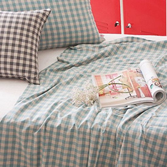 [summer item] [HAHAIA] 타미체크 여름이불겸용 스프레드 - 빈티지 그린 Q