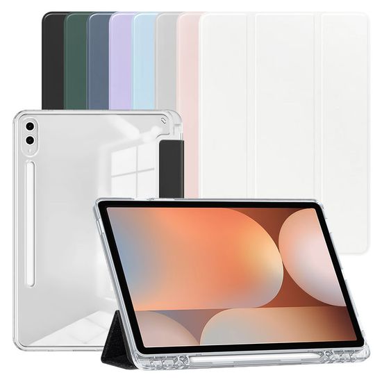 갤럭시탭S10+ S9+ S9 FE S펜수납 투명 케이스 CY-23
