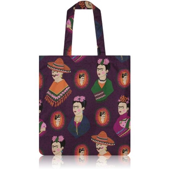 나더 프리다 칼로 플랫 토트백 (Purple)