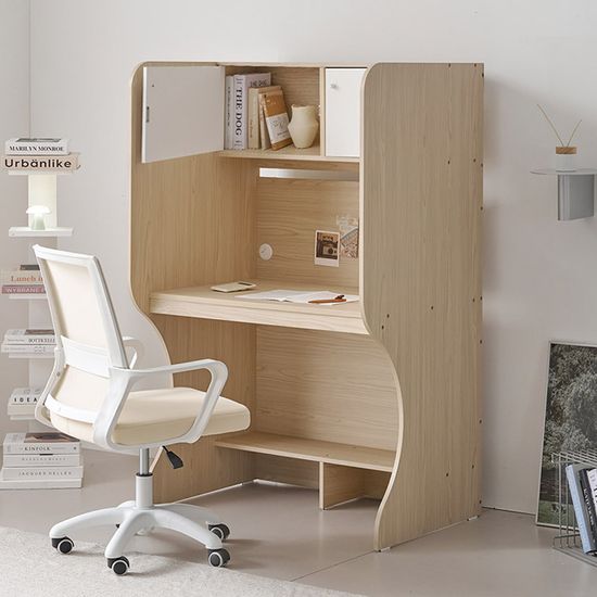 특가 마루 와이드 1인 가정용 독서실책상 H1500