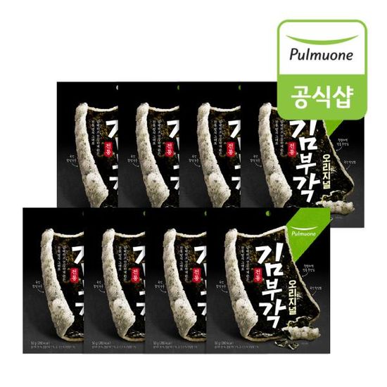 풀무원 전통 김부각 오리지널(50g) x 8봉