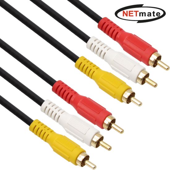 RCA 3선 케이블(5Ø) 3m