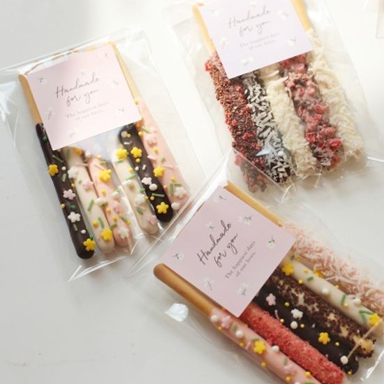 데이지 마카롱 막대과자 초콜릿 만들기 DIY 세트