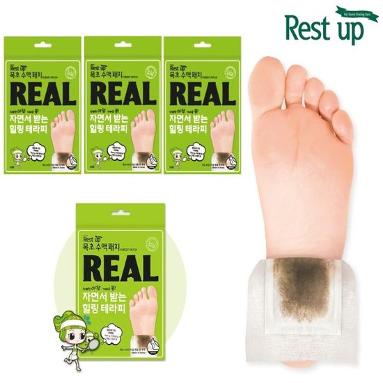  [레스트업] 40매 리얼 풋테라피 힐링수액패치