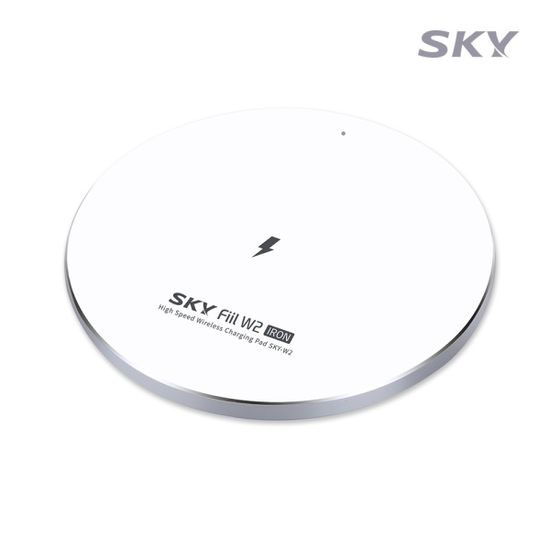 스카이 필 W2 아이언 메탈 무선충전기 패드 SKY-W2