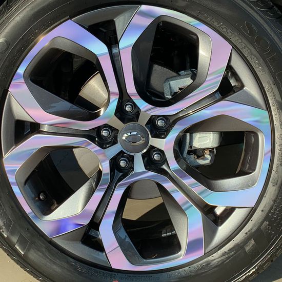 홀로그램 휠스티커 르노삼성 XM3 18인치, 4짝