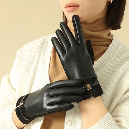 [고급 퀄리티!] 루이 여성 스웨이드 가죽장갑