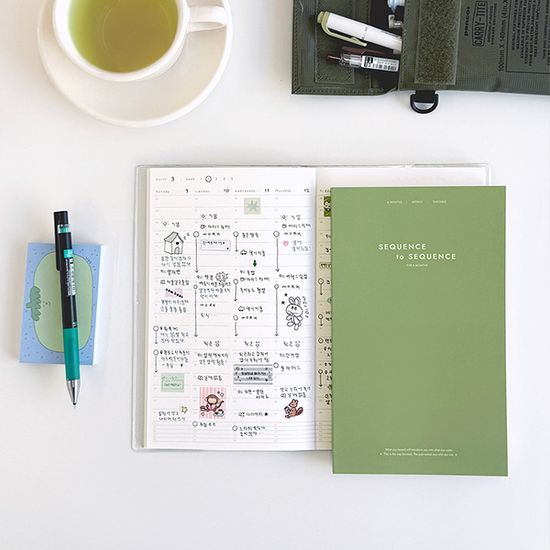 [만년형] 시퀀스 투 시퀀스 타임 다이어리 (6개월)