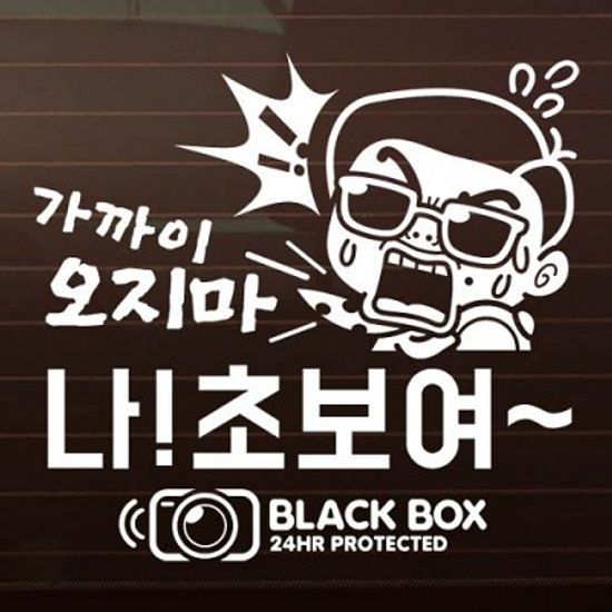SET_가까이 오지마 나 초보여_3탄_쌈뚱+블랙박스 [자동차스티커/초보운전스티커]