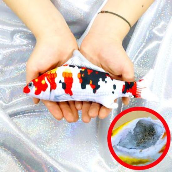 물고기 고양이 캣닢 장난감 용품 20cm (비단잉어)