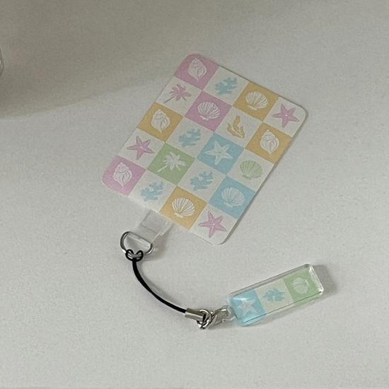 sea checkerboard 핸드폰 스트랩