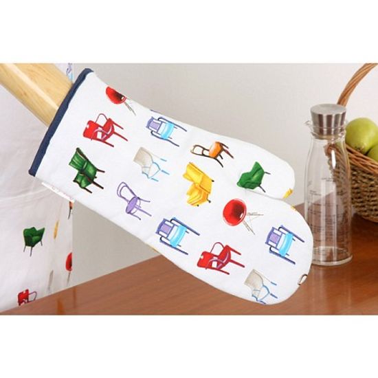 [CVD] WHITE STUDIO CHAIR - OVEN GLOVE (CV80093-OV)