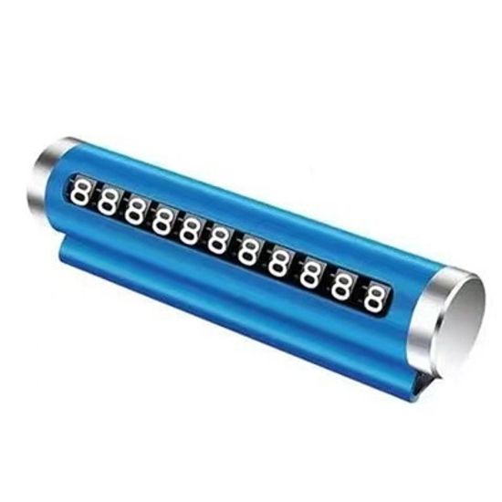 심플 주차 번호판 회전식 번호 합금 차량용 연락처