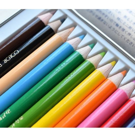 TOMBOW 톰보 스테디셀러 색연필 12색세트 메탈케이스