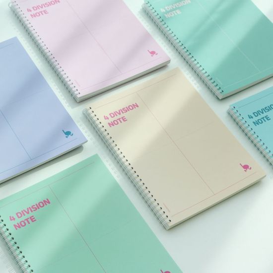 B군 수학4분할 모눈 스프링 노트 