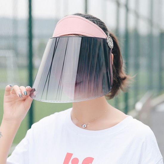썬쉴드 자외선차단 썬캡(핑크)
