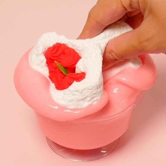 핑딸케 100ml 액체괴물 안전한 수제 슬라임