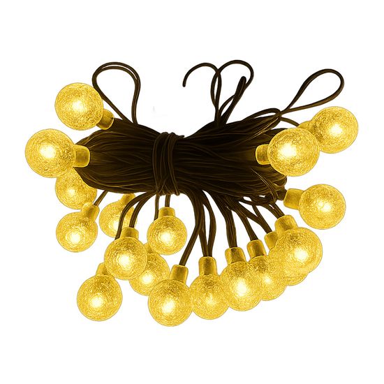 룸인커머스 LED 태양광충전 물방울전구 앵두알전구