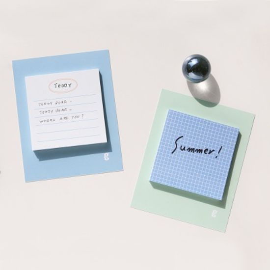 Square sticky pad _lake (점착식 메모지)