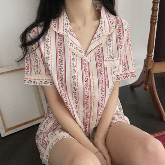 하이디 여름 순면 잠옷 파자마 홈웨어