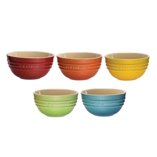 르크루제 레인보우 라이스볼 5p SET