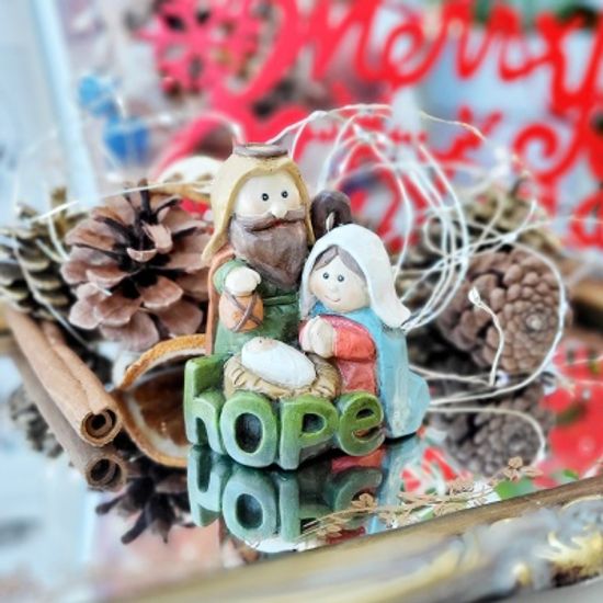 앤틱 이니셜 희망 구유