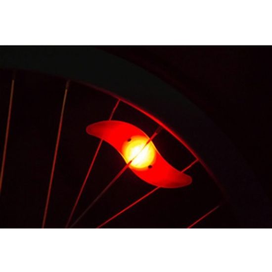 실리콘 자전거 휠라이트(레드) LED 안전등