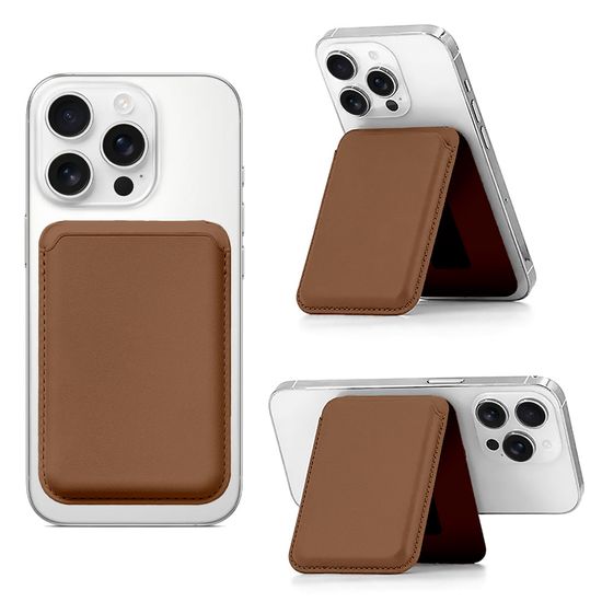 아이폰 맥세이프 카드지갑 3장 수납 가죽 거치대