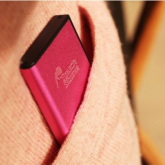 D_30 터치스톤 전기충전식 손난로 (양면발열-색상종류선택)