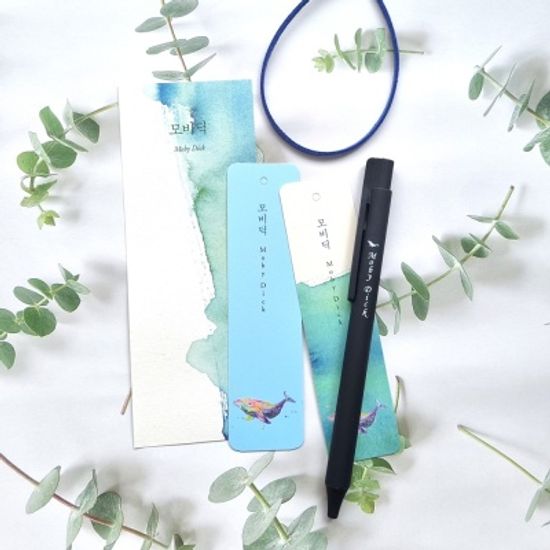 모비딕 볼펜문구세트(미니북+볼펜+노트 세트)