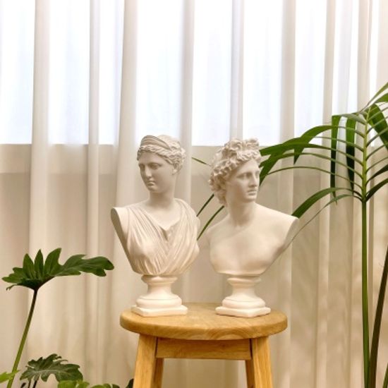 감성 엔틱 조각상 인테리어 아폴로 아르테미스 석고상
