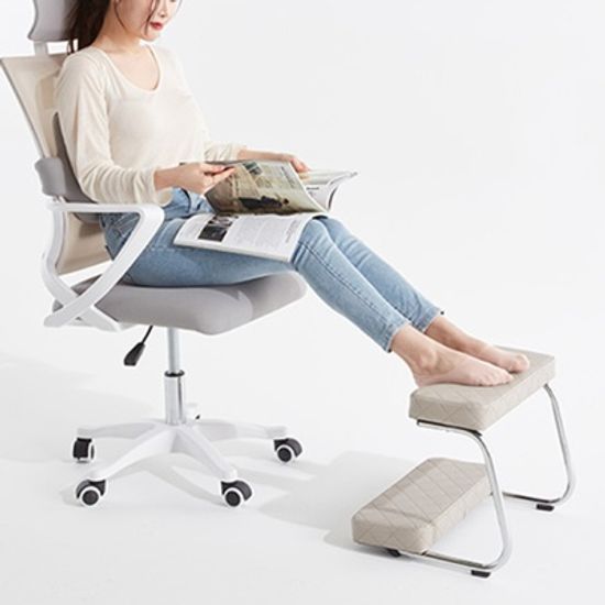 책상발받침대 2단 사무실 다리 발받침대
