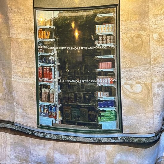 식료품점 90x135 쉬폰 패브릭포스터