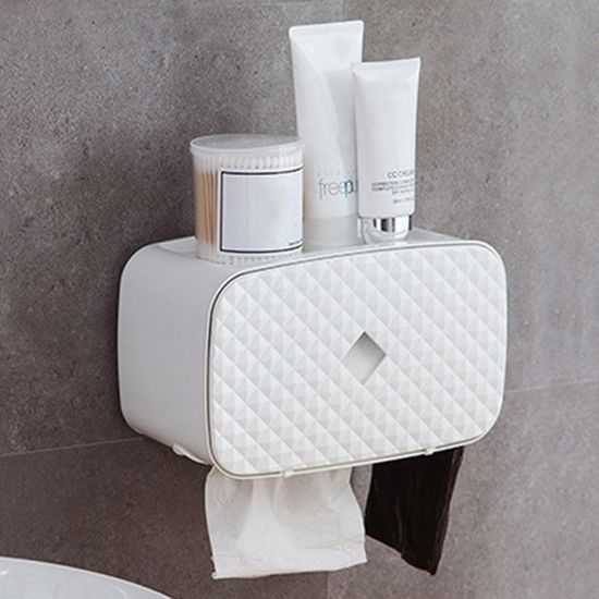 부착식 휴지 디스펜서 욕실 주방 선반휴지걸이