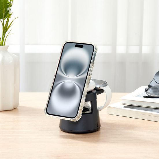 만렙 3in1맥세이프 블루투스스피커 무드등 무선충전기