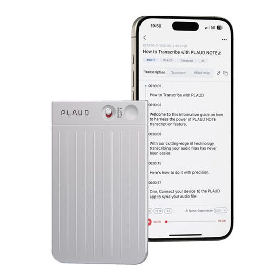 플라우드 노트 64GB (강의/회의 자동요약 AI녹음기)