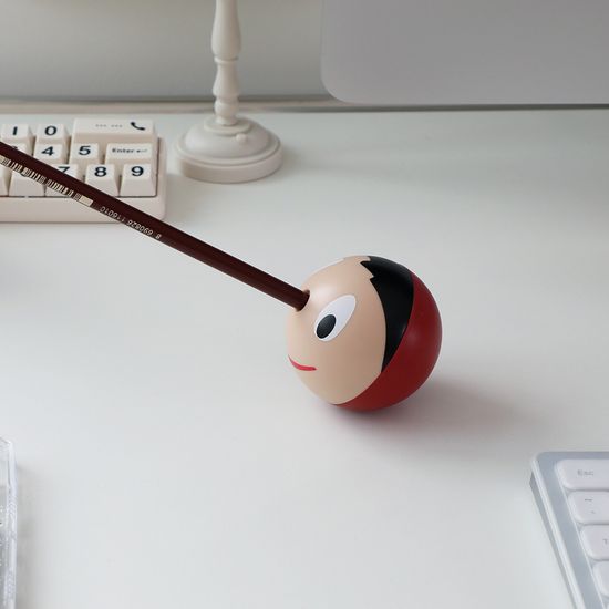 피노키오 수동 색연필 연필깍이 샤프너