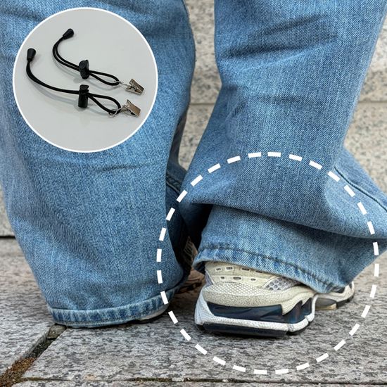 바지밑단클립 바지단 줄이기 밑단 고정 끌림 방지 