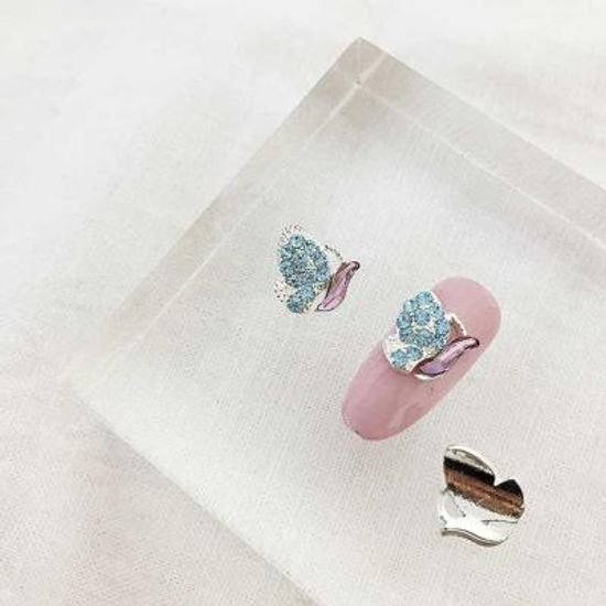 Woman bonita nail parts 나비아쿠아퍼플 1개