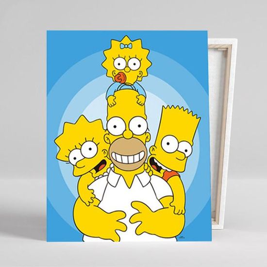 DIY 보석십자수 심슨 스마일 40x50