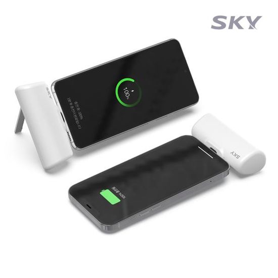 스카이 필 미니 도킹형 보조배터리 5000mAh X12