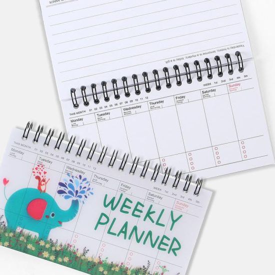 드림 위클리 플래너 5p 세트(코끼리) 주간 스케