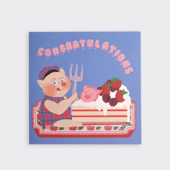 Cake Time Folding Card
