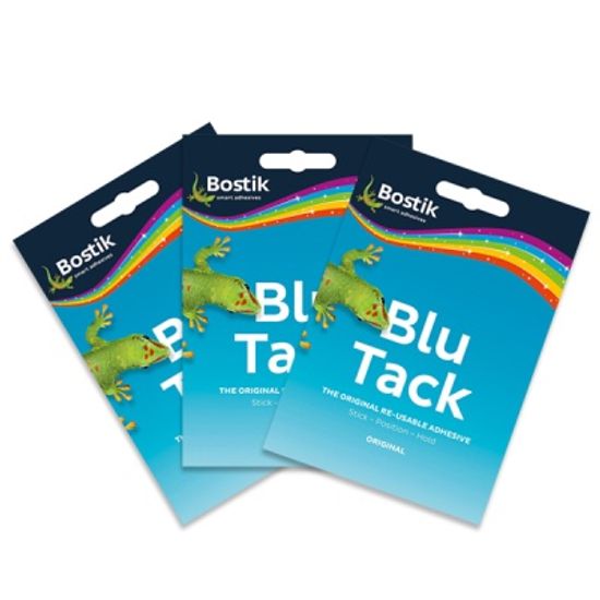 재사용 점토점착제 블루택 오리지널 50G 3개 Blu-tack