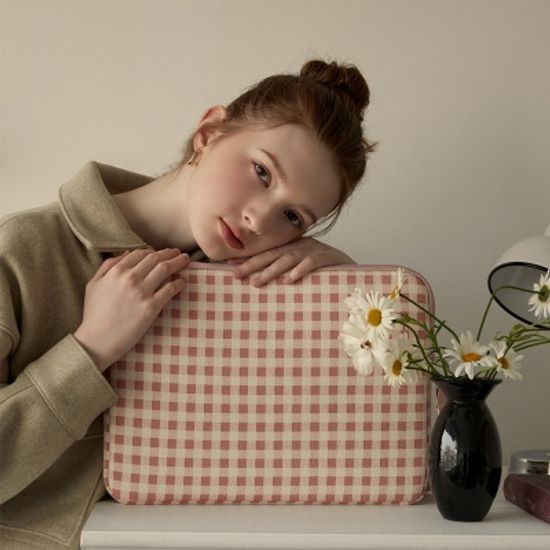 멜로우 체크 아이패드 파우치 11/13인치