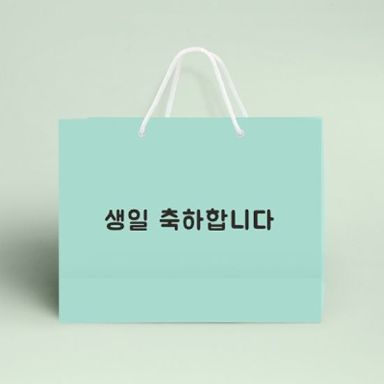 축생일 선물 쇼핑백