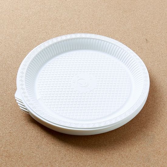 10p 롯데 일회용 접시(23cm)/일회용접시 야외용그릇