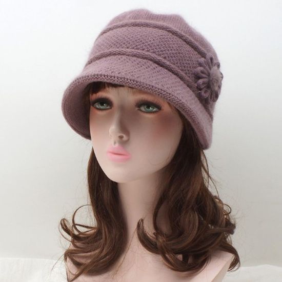 FW 꽃 앙고라 니트 챙모자 7컬러 S1519(WCA931C)