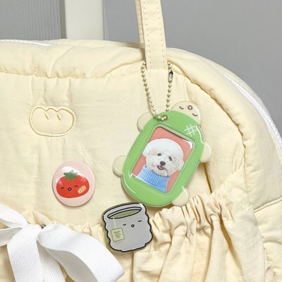 [후카후카스튜디오] 말랑홀더키링 [메론빵 거북이]